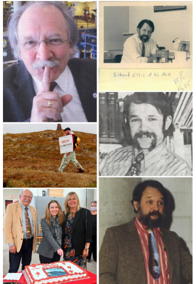 Photo collage of Dick Ellis